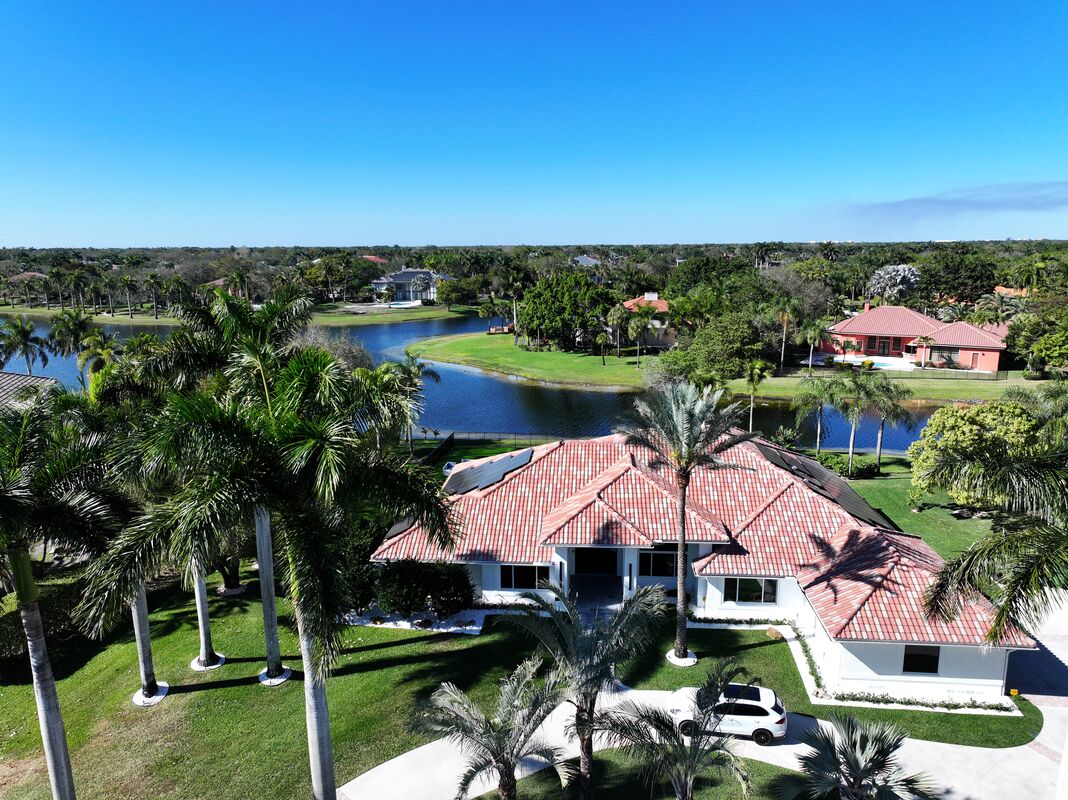 Guardian impact windows — lakefront home