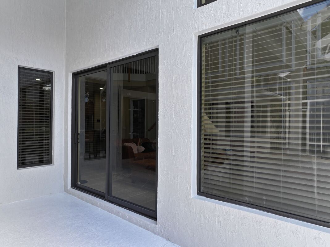 Impact sliding glass doors installed by Guardian